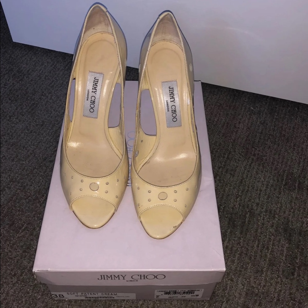 Jimmy Choo pumps.